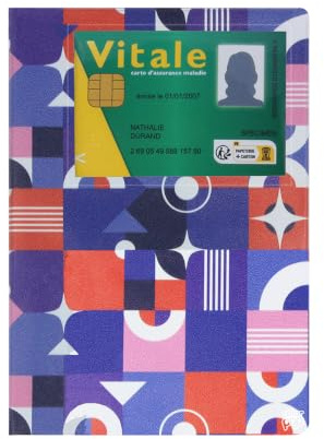Color Pop Vitalkort hälsomapp PVC recept, Geoformer, 15,8 x 11,7 x 0,4 cm, Klassisk