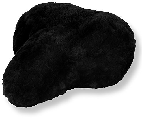 Reissner lammskinn cykelsadel överdrag cykelsadelöverdrag av Merino lammskinn FSB-A-0 svart 27 x 24 cm