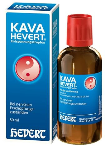 Kava Hevert Entspannungstropfen bei Erregungs- und nervösen Erschöpfungszuständen, 50 ml Lösung