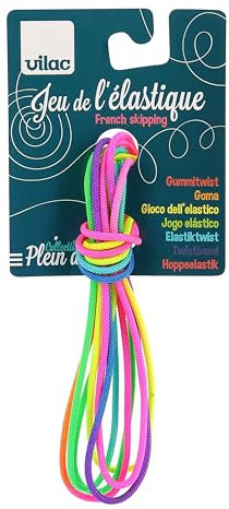 Vilac- Jeu de l'élastique - Jeux de Plein air pour Enfant - 3120, Moyen