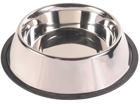 Trixie Ecuelle en Acier Inox 2.8 L Diamètre 34 cm pour Chien