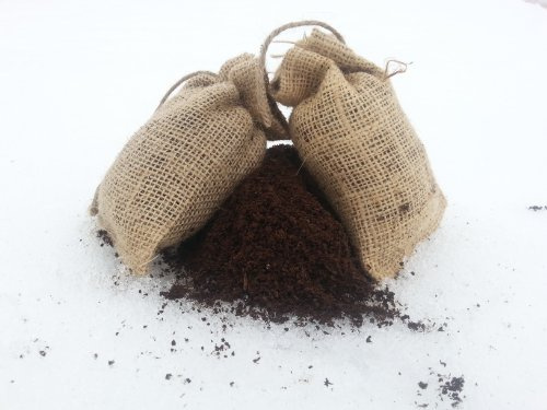 2 VERMICOMPOST worm TEA BAGS, each bag makes 5 gal of worm tea