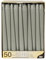 PAPSTAR 50 Leuchterkerzen Ø 2,2 cm · 25 cm grau Spitzkerzen 84805