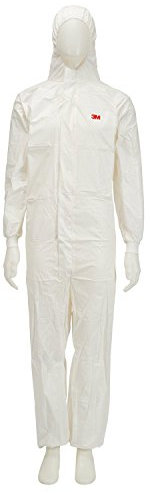 3M 4545S Schutzanzug, Typ 5/6, Größe S, Weiß