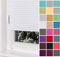 Home-Vision® Premium Plissee Faltrollo ohne Bohren mit Klemmfix (Weiß, B60cm x H200cm) Modern Klemmträger, Verdunklung, Blickdicht Sonnenschutz Jalousie für Fenster & Tür