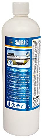 Sadira | DÉJAUNISSANT Coque et Pont DE Bateau | Nettoie Les Taches Jaunes | Blanchit Facilement | Élimine Les Taches de Rouille, de Graisse, d'algues, et de la Ligne de flottaison