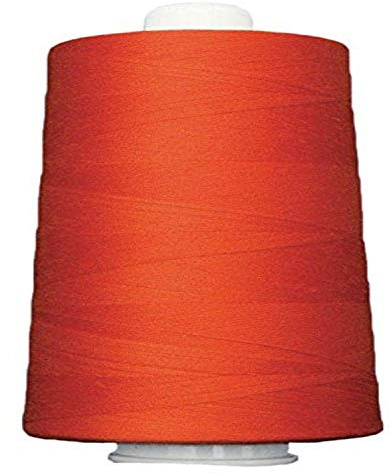 Superior Threads Omni 40-Weight Polyester Sewing Quilting Thread Cone 6000 Yard (#3155 Tangerine)
