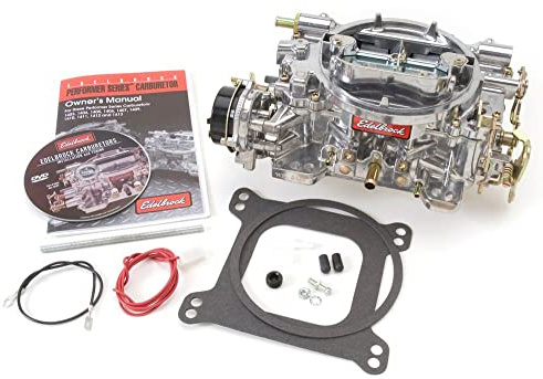 Edelbrock 1406 Performer 600 CFM Square Bore 4-Barrel Air Valve Secondary Electric Choke Carburetor