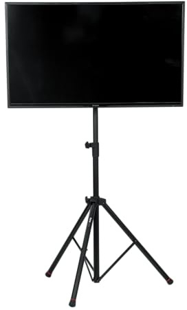 Gator Frameworks Deluxe Adjustable Tripod LCD/LED TV Monitor Stand with Lift Piston, Fits Screens up to 48 (GFW-AV-LCD-2)