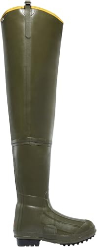 LaCrosse Big Chief 32 600G Men's Hunting-Shoes Do-It-All Rubber Hip Boot, Waterproof, Air-Grip Outsole, OD Green - 12 M