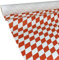 JUNOPAX Papiertischdecke 50m x 1,15m Raute rot-weiß