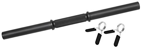 Bad Company kort hantelstång Black inkl. fjäderlås 30/31 mm I 1 styck – 51 cm hantelstång
