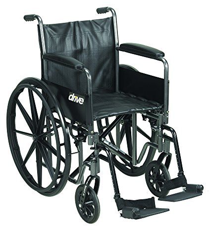 Drive Medical SSP216DFA-SF Silver Sport 2 Wheelchair