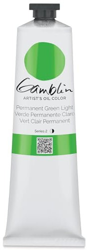 Alvin and Company Gamblin Künstler Ölfarbe - permanent grünes Licht - 150-ml-Tube 150 ml Dauer grünes Licht