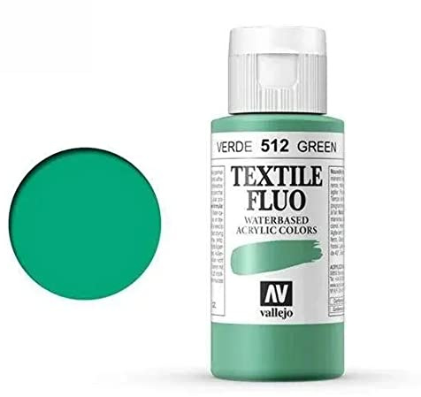 AV : Textilfärg: 60 ml : Fluorescerande grön