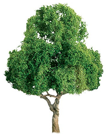 JTT Professional Series Deciduous Trees 4 HO/N Scale - 2 Pack