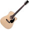Classic Cantabile WS-10NAT-CE Westerngitarre mit Tonabnehmer (Akustik und verstärkt, Dreadnought, Cutaway, 3-Band EQ + Presence, Stimmgerät Tuner mit LCD, XLR und Klinke) natur Hochglanz