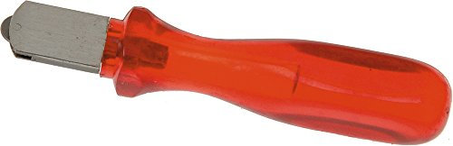 Fliesenschneider mit 9 mm Hartmetall-Rädchen, Kunststoff-Heft, 120 mm