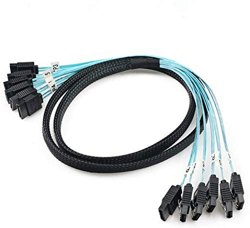 CableDeconn Sata 6 SATA Kabel High Speed 6Gbps 6 Teile/sata SAS Kabel Für Server 1M