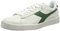 Diadora Unisex Game L Low Waxed Gymnastikschuhe, Weiß/Grün, 37 EU