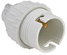 Douille ampoule - Soquet ampoule - Douille lumière - Douille de lampe - Raccord électrique - Douille de chantier - Douille B22 Nylon Double Bague - Debflex - 712030