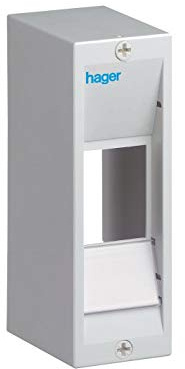 coffret cache borne - 10 modules - hager gd110a