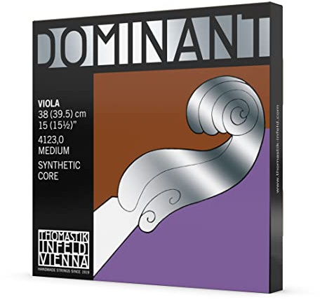 Thomastik Cuerdas para Viola Dominant alma en nylon juego mediana escala 380 mm /15