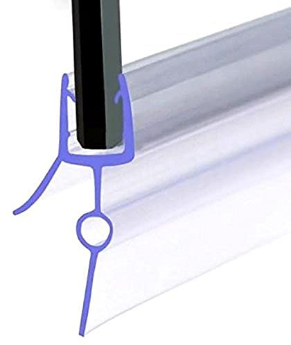 VeeBath Essentials C Type Shower Screen Door Seal for 6 mm Glass Upto 23mm Gap