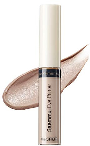 THESAEM Saemmul - Base de sombra de ojos de 0.2 onzas para evitar manchas de grasa en ojos y arrugas, transparente, impermeable, para todo tipo de