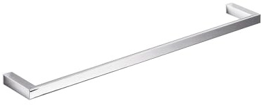 Inda A1518CCR Divo Portasalviette, Ottone, Cromato, 9 x 62 x 2 cm