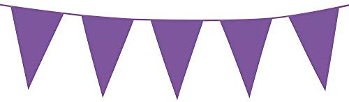 Boland – Guirnalda con banderines 45x30 (XL) violeta