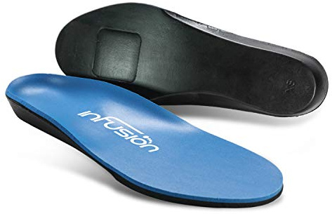 Infusion Ultra-Soft Shoe Insoles: Padded Foot Orthotic Inserts for Ultimate Cushion by Infusion Insoles (Lg: Men's 10-11 | Woman's 12-13)
