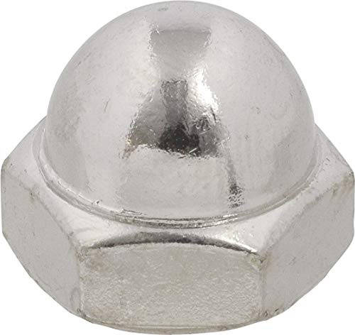 Nickel Acorn Nuts 1/4-20