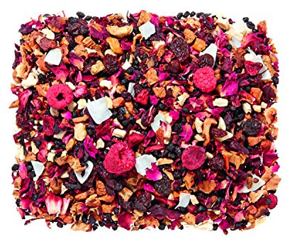 Fruktte-blandning hallon-körsbär-komp(l)ott aromatiserad, 1 kg.