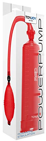 TOYJOY MANPOWER Pompa Sviluppatore Pene 21 x 5,5 cm, ROSSO