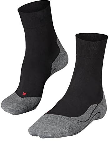 FALKE RU4 Endurance M So coton anti-ampoule 1 paire, Chaussettes de course Homme, Noir Black-Mix 3010, 44-45