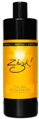 Zhuzh! Acelerador de Bronceado | Spray 500ml | Para Sol y Solárium | Bronceado Natural Rápido | Hidratante y Nutritivo | Sin Autobronceador