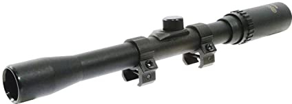 Pack Visor Gamo. Mira telescópica 4x20TVWA. Gran angular y vision panorámica + Funda multiusos. Especial para tiro deportivo. 6592/23054