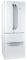 Hotpoint e4d AAA de W C SIDE by side/A + +/195,5 cm Hauteur/295 kWh/an/292 L Partie de refroidissement/110 l partie Congélateur/No Frost/seulement 0,808 kWh/24 heures/Blanc