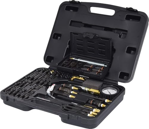 KS Tools 150.3660 Juego de verificación de compresión para motores diesel, 36 pzs