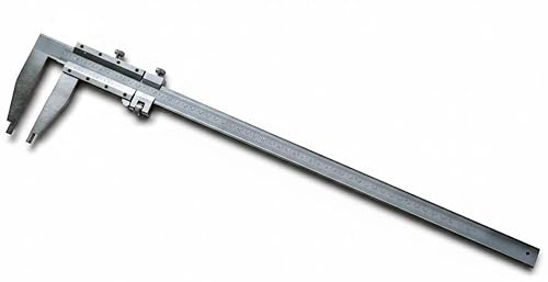 Calibro a Corsoio in Acciaio per Misurazioni Fino a 500 mm con Becchi Lunghi 100 mm