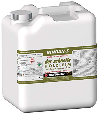 Bindan-S Schnellbinder Holzleim inkl. 1 Leimspachtel (10 Kilogramm)