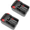 2x Hochleistungs Li-Ion Akku 28V / 4000mAh ersetzt AEG/Milwaukee 48-11-2830 0700956730 für V28PD V28CS V28CS/0 V28IW V28HX V28H V28H/0 V28G V28C V28AG V28B Würth 0700956730
