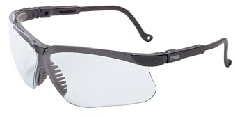 Honeywell Uvex by S3200 Genesis Safety Glasses with Uvextreme Anti-Fog Coating, Black Frame