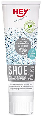 Hey Sport Shoe Active Polish Soigne et imprégné respirante chaussures en cuir, velours, Goretex, SYMPATEX, Nano T-shirt