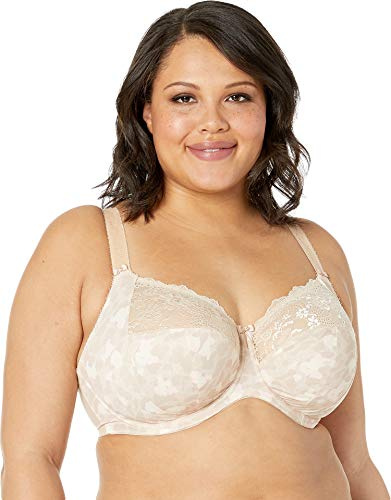 Elomi Women's Morgan Stretch Lace Banded Underwire Bra Toasted Almond