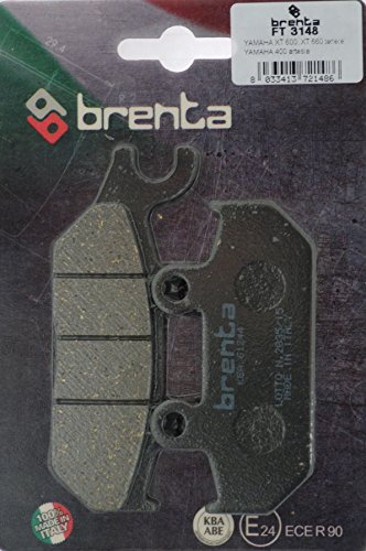 Brenta Plaquettes de Frein organiques moto pour yamaha 400 Artesia, XT et 600, XT K 600, XT 660 Z