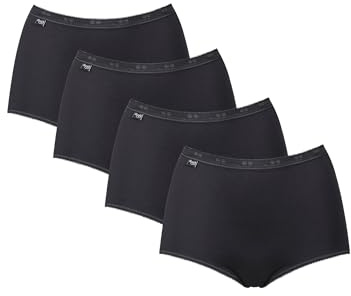 Sloggi Basic+ - Culotte - Femme - Noir - FR: 52 (Taille Fabricant: 52)
