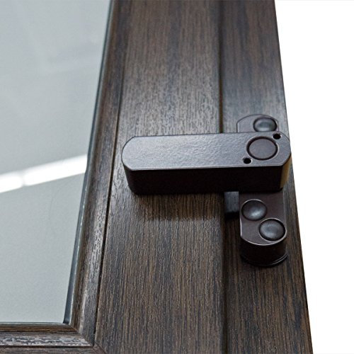 5 x Bever Stuco Safe Fenstersicherung, 1-flügelig, braun, 20SB