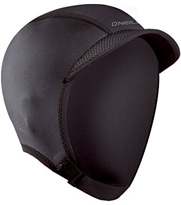 O';Neill 2mm Sport Neoprenanzug Cap Hut Schwarz - Leicht - Unisex - Visier kann auf die gewünschte Länge gekürzt Werden